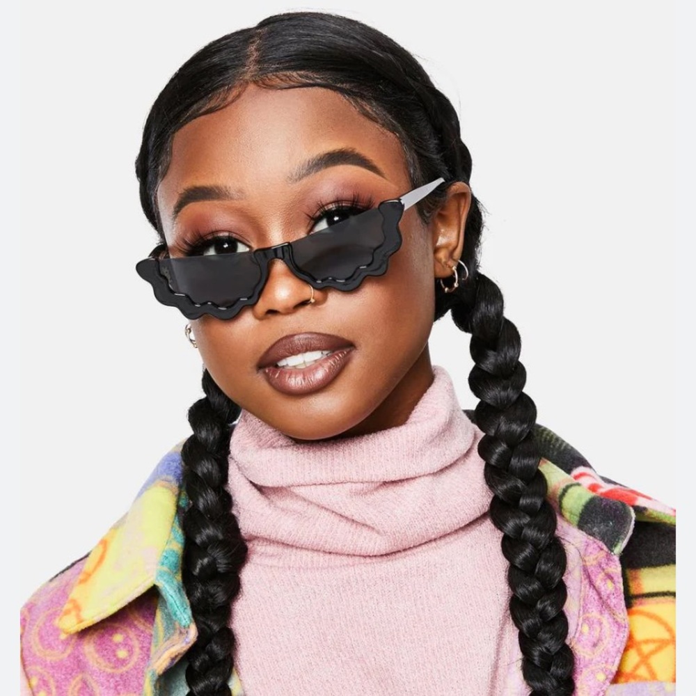 DadyBones Black Groover Groovy Hippie Sunglasses